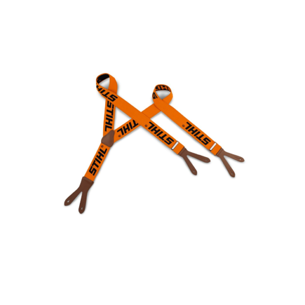 Stihl Orange Braces with Buttons 120cm